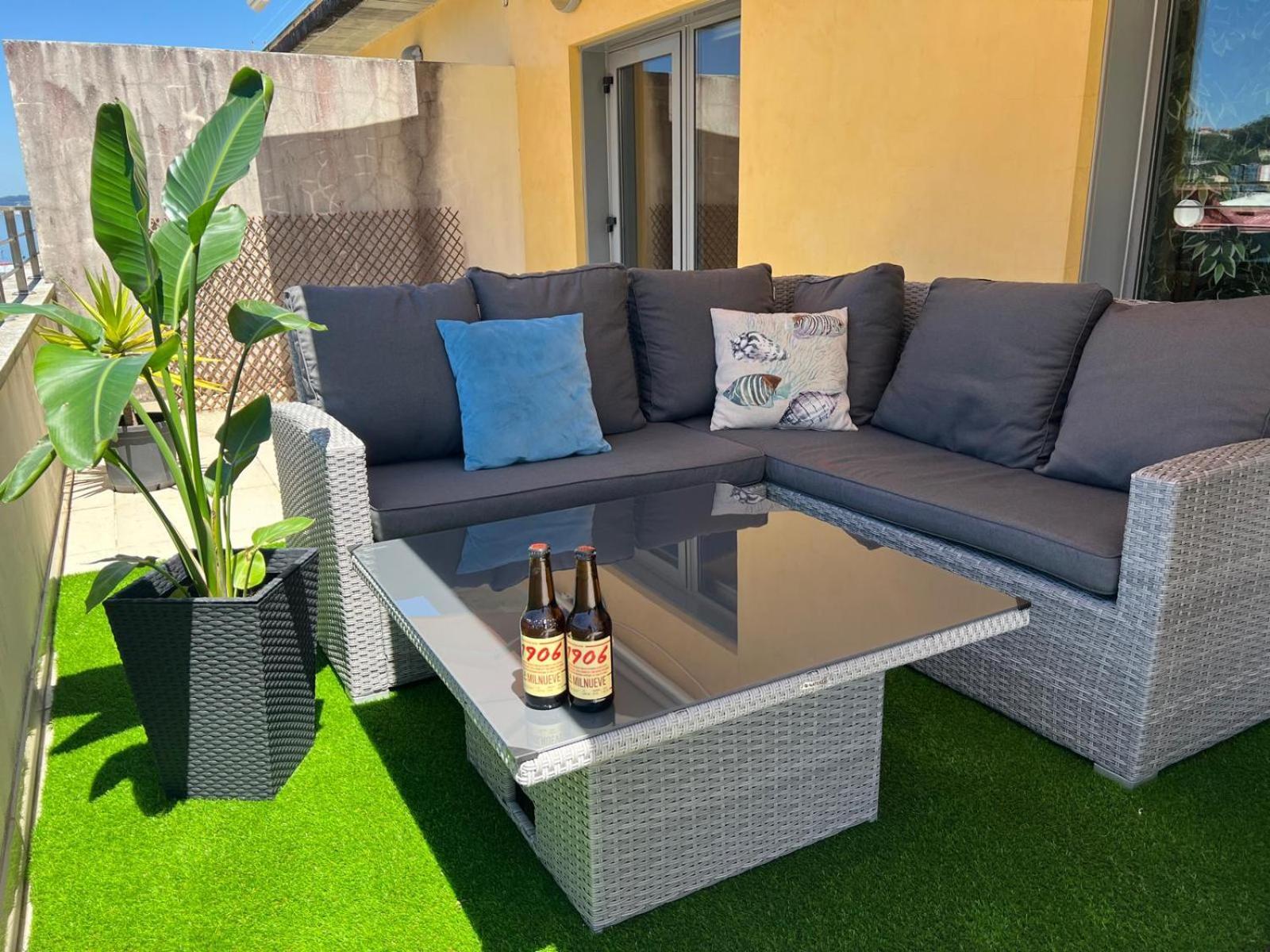 Atico Exclusivo Bueu Centro, 50M Playa Apartman Kültér fotó